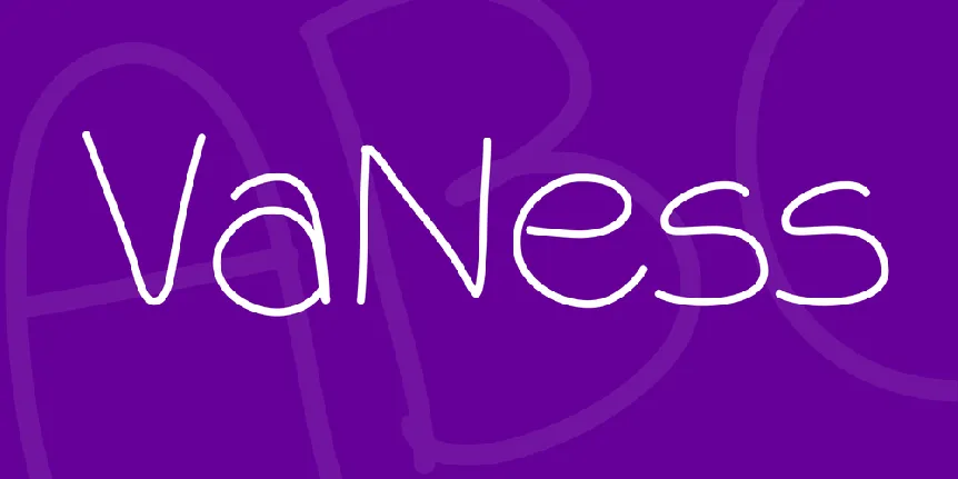 VaNess font