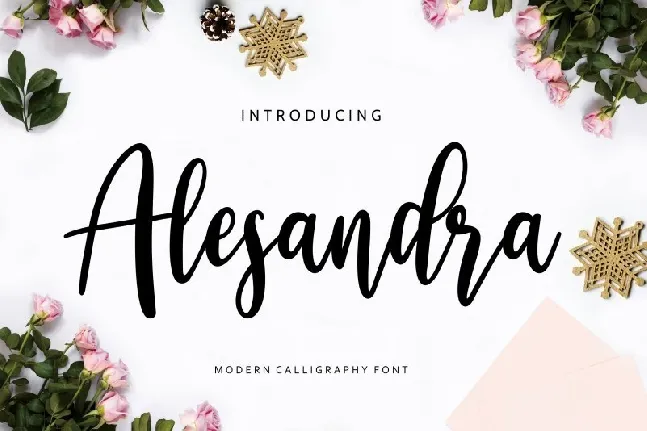 Alesandra Modern Calligraphy font