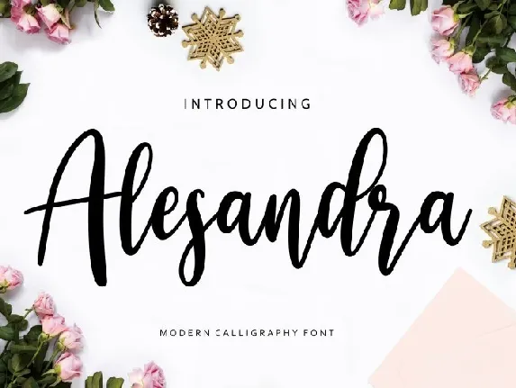 Alesandra Modern Calligraphy font