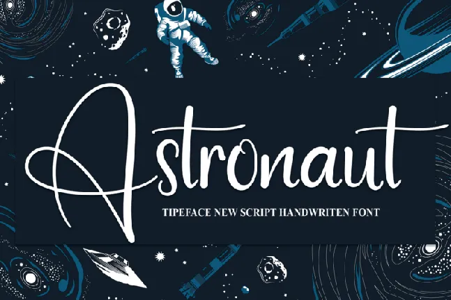 Astronaut Script Typeface font