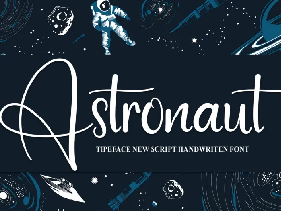 Astronaut Script Typeface font