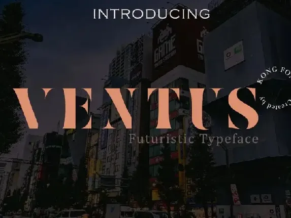 Ventus Display font