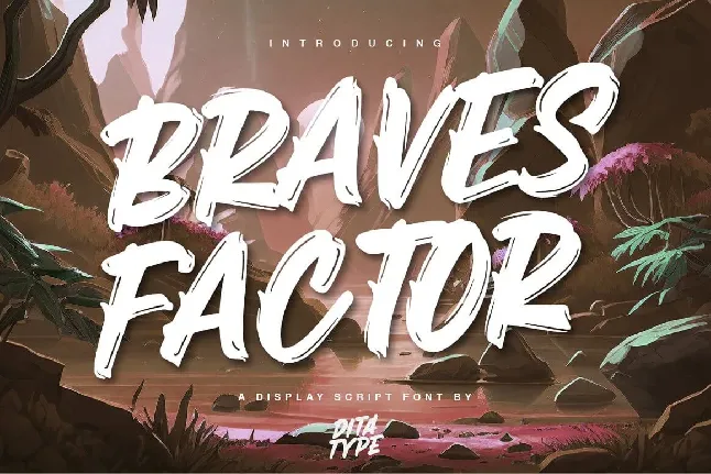 Braves Factor font