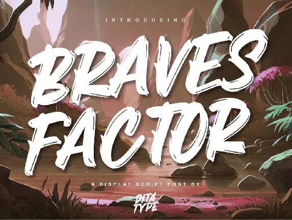 Braves Factor font