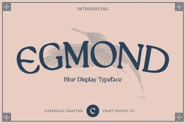 Egmond Blur font