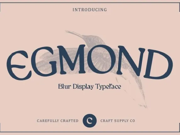 Egmond Blur font