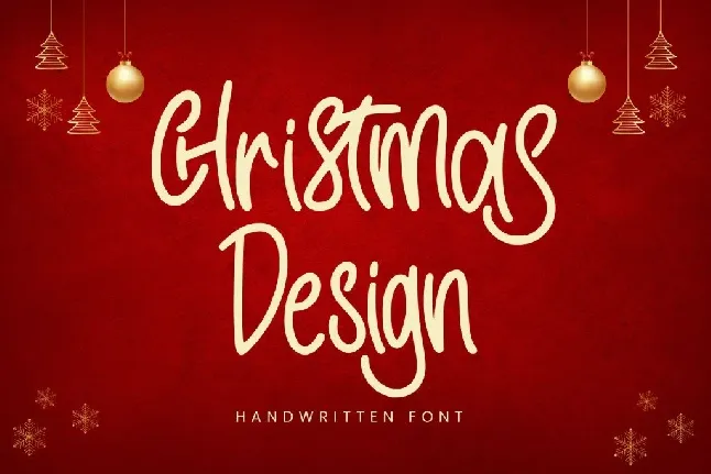 Christmas Design Personal Use font