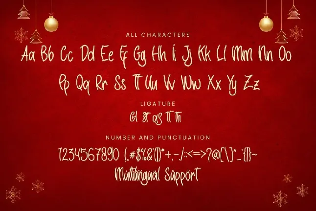 Christmas Design Personal Use font