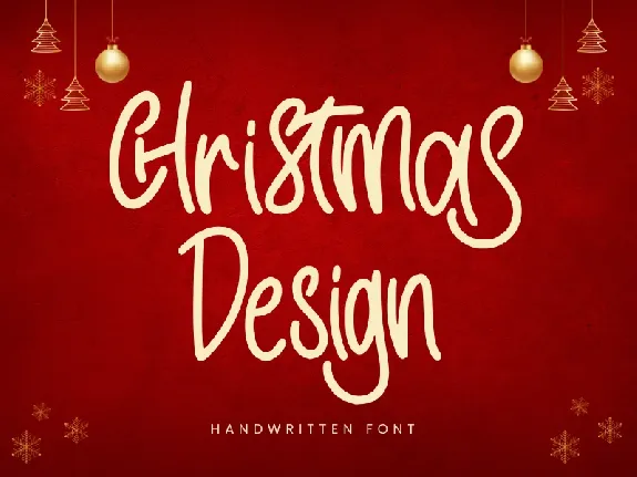 Christmas Design Personal Use font