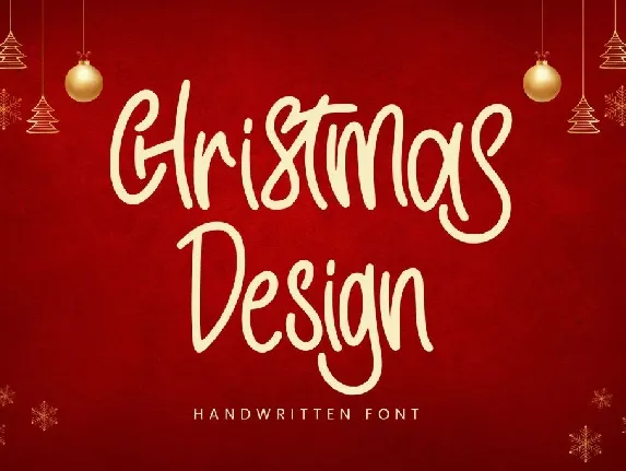 Christmas Design Personal Use font