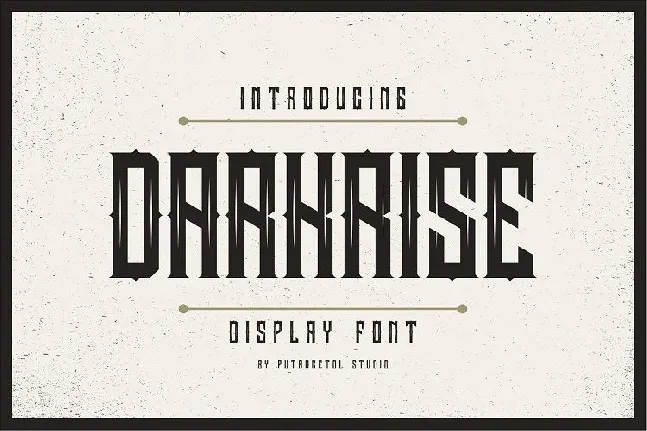 Darkrise Typeface font