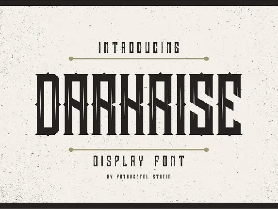 Darkrise Typeface font