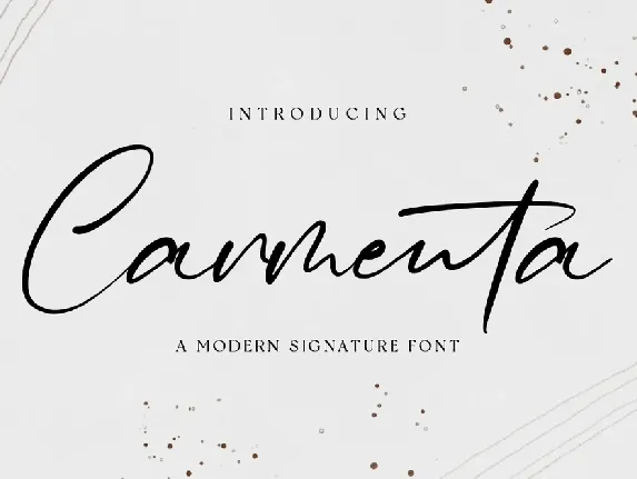 Carmenta font