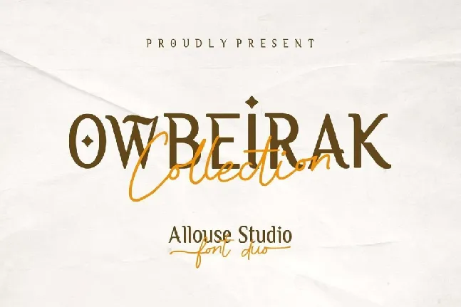 Owbeirak Collection Duo font