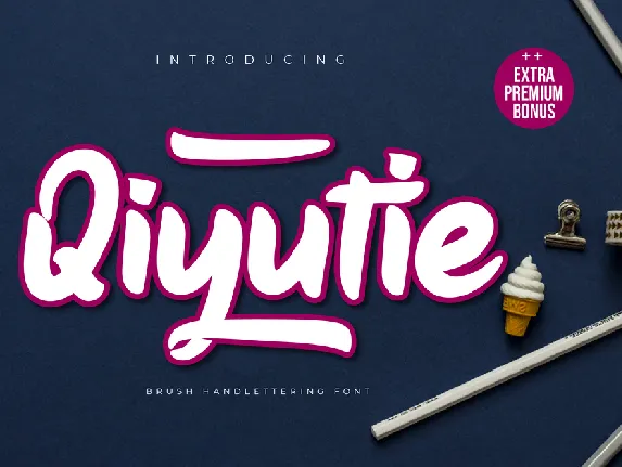 Qiyutie font