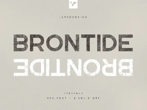 BrontideVP Demo font