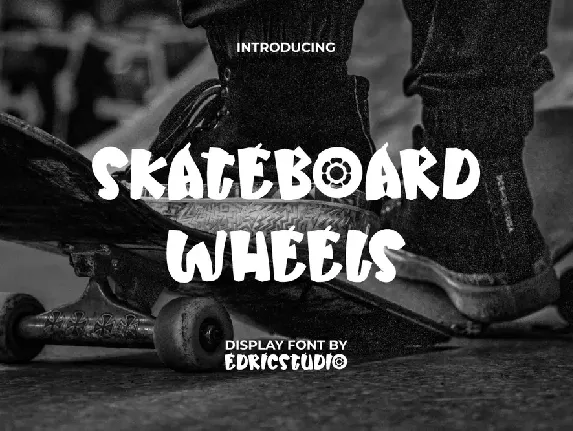 SkateboardWheelsDemo font