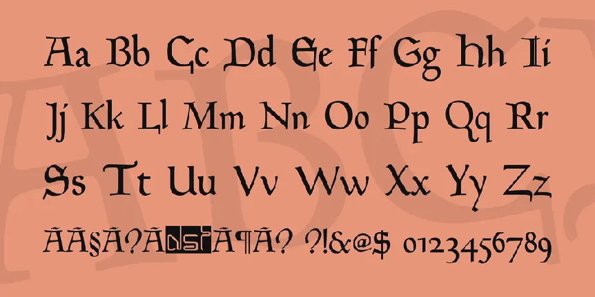 Goudy font