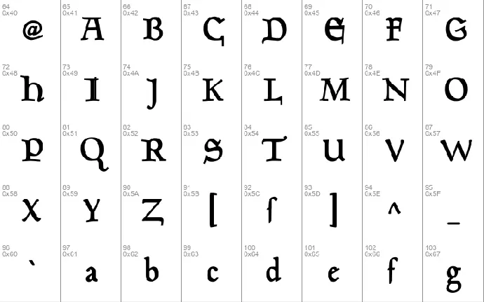 Goudy font