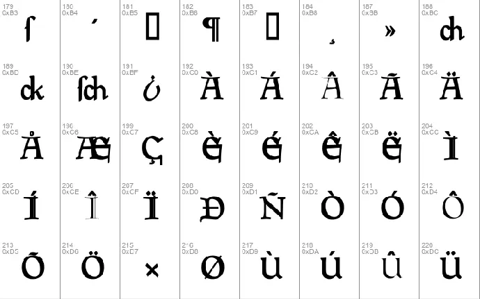 Goudy font