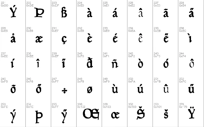 Goudy font