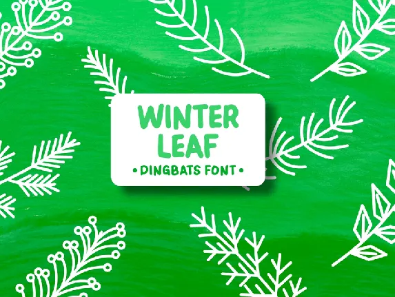 Winter Leaf font