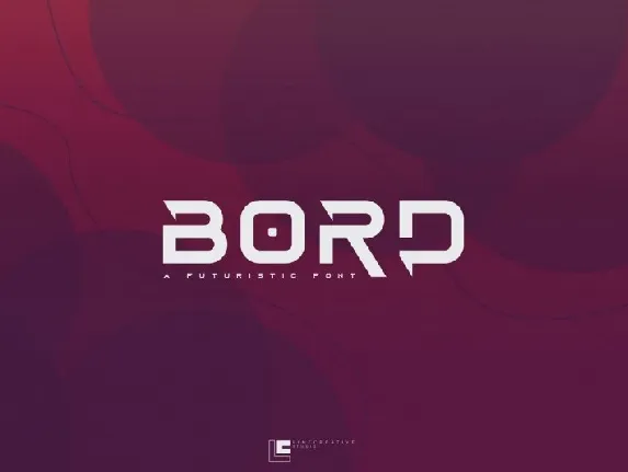 Bord Display font