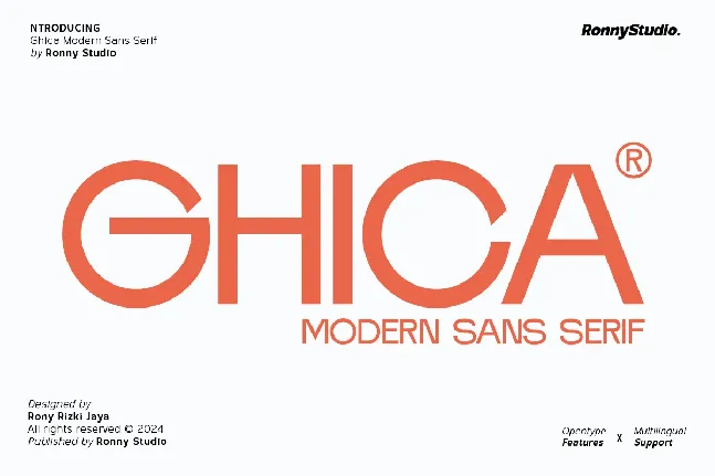 Ghica DEMO font