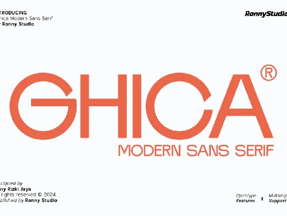 Ghica DEMO font