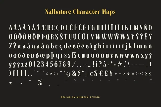 Salbatore font