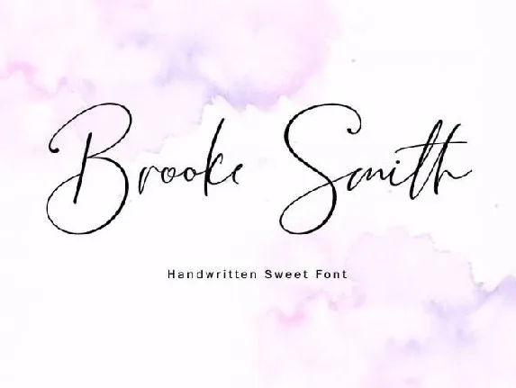 Brooke Smith Script Free font