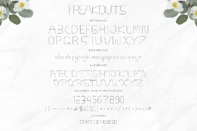 Freakouts Demo font