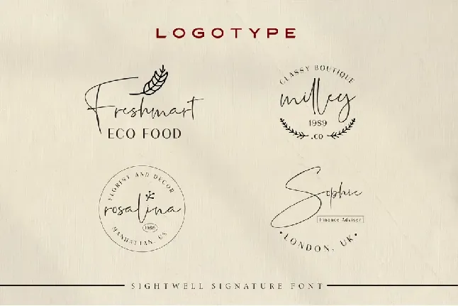 Sightwell Signature font