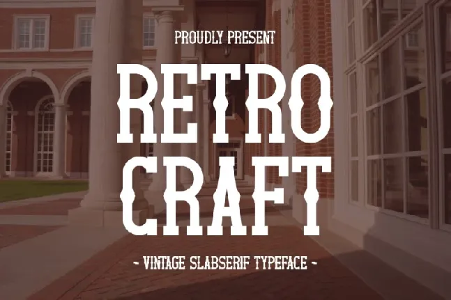 Retro Craft font