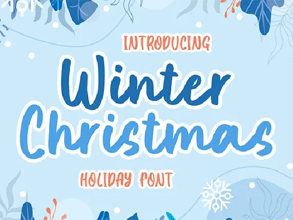 Winter Christmas font