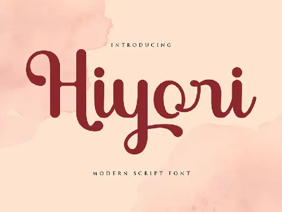 Hiyori font