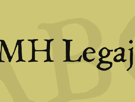 JMH Legajo font