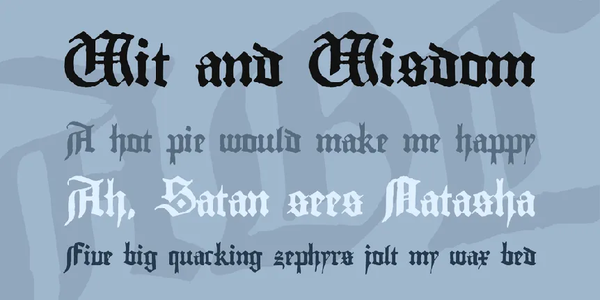 Gutenberg Textura font