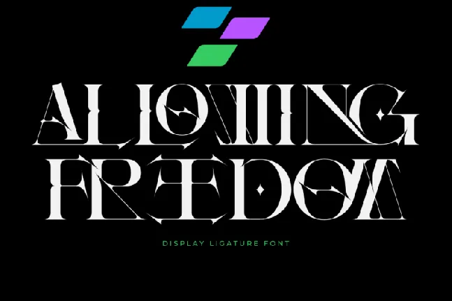 Allowing Freedom font