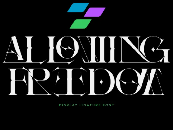 Allowing Freedom font