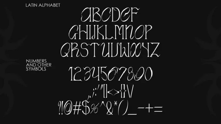 Deconstructed font