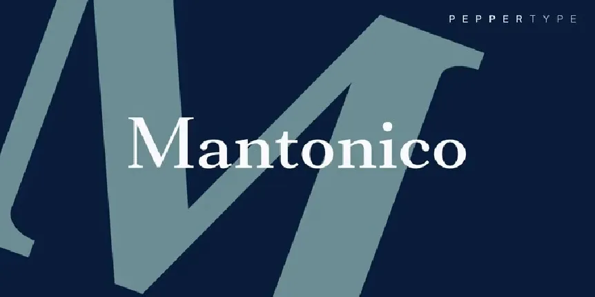 Mantonico font