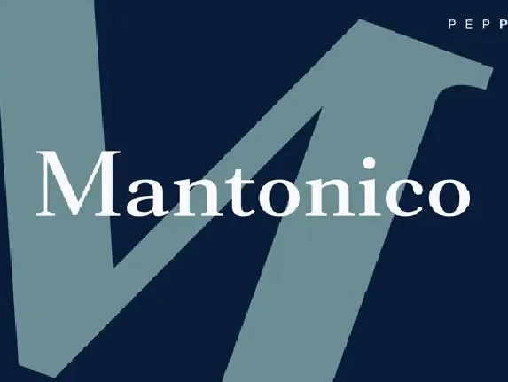 Mantonico font