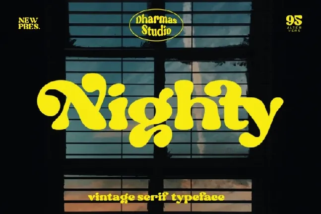 Nighty font