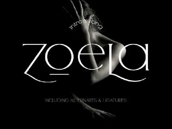 Zoela Serif font