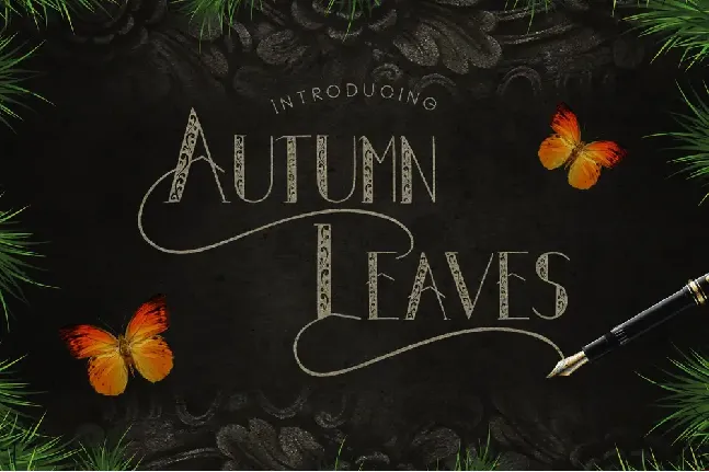 Autumn Leaves font