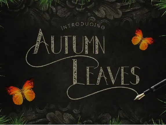 Autumn Leaves font