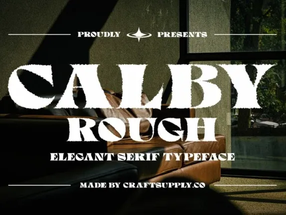 Calby Rough font