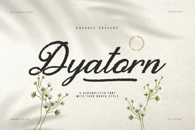 Dyatorn font