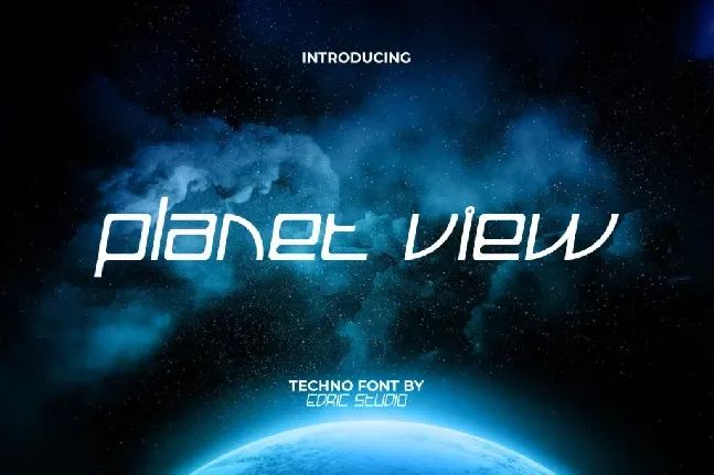 PlanetViewDemo font